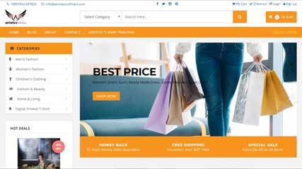 e-Commerce Website Template