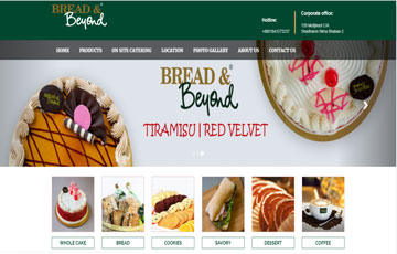 Bakery & Pastry shop Website
